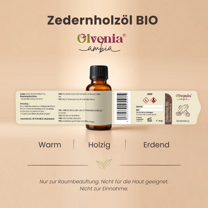 Zedernholz Bio – Olvenia Ambia