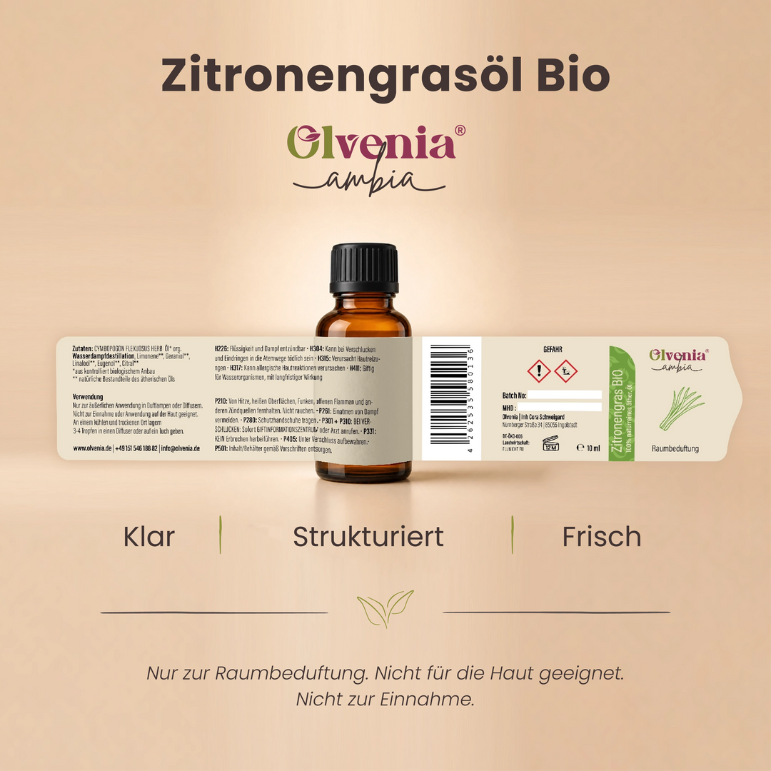 Zitronengras Bio – Olvenia Ambia