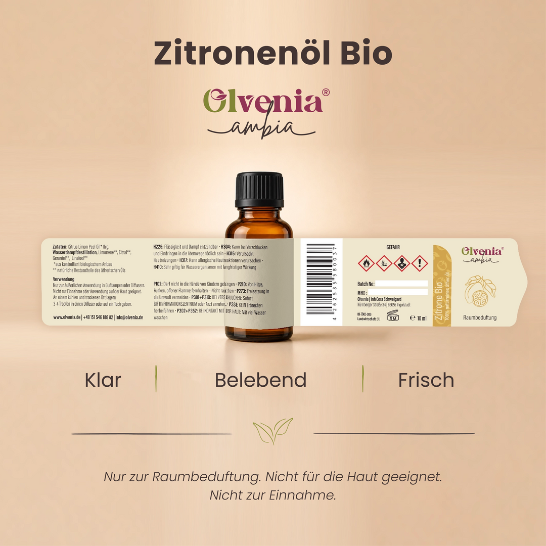 Zitrone Bio – Olvenia Ambia