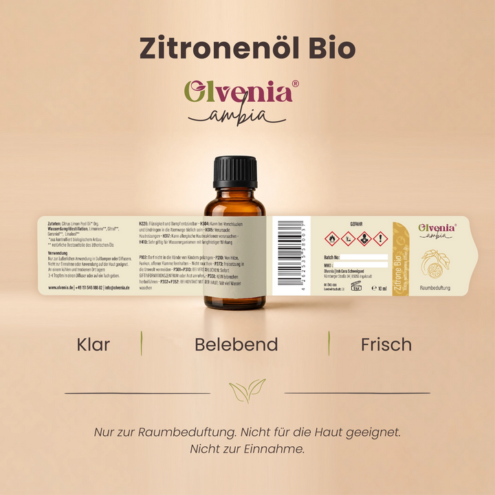 Zitrone Bio – Olvenia Ambia
