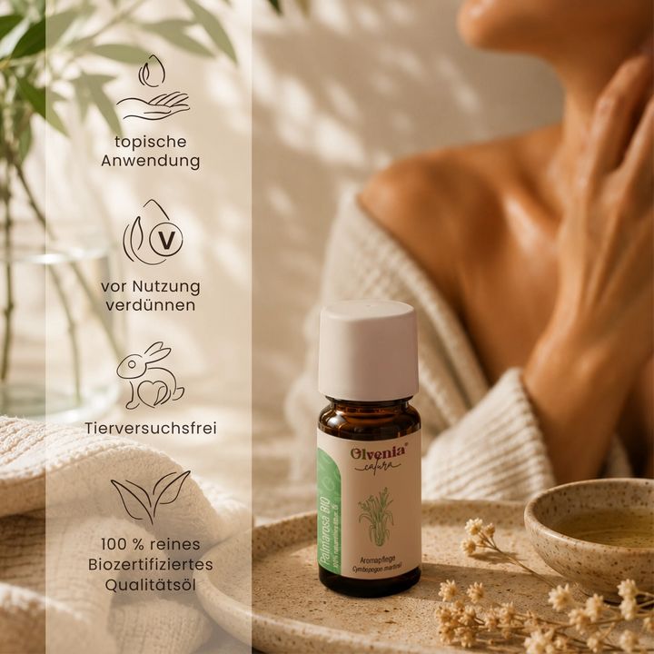 Palmarosaöl Bio – Olvenia Calura