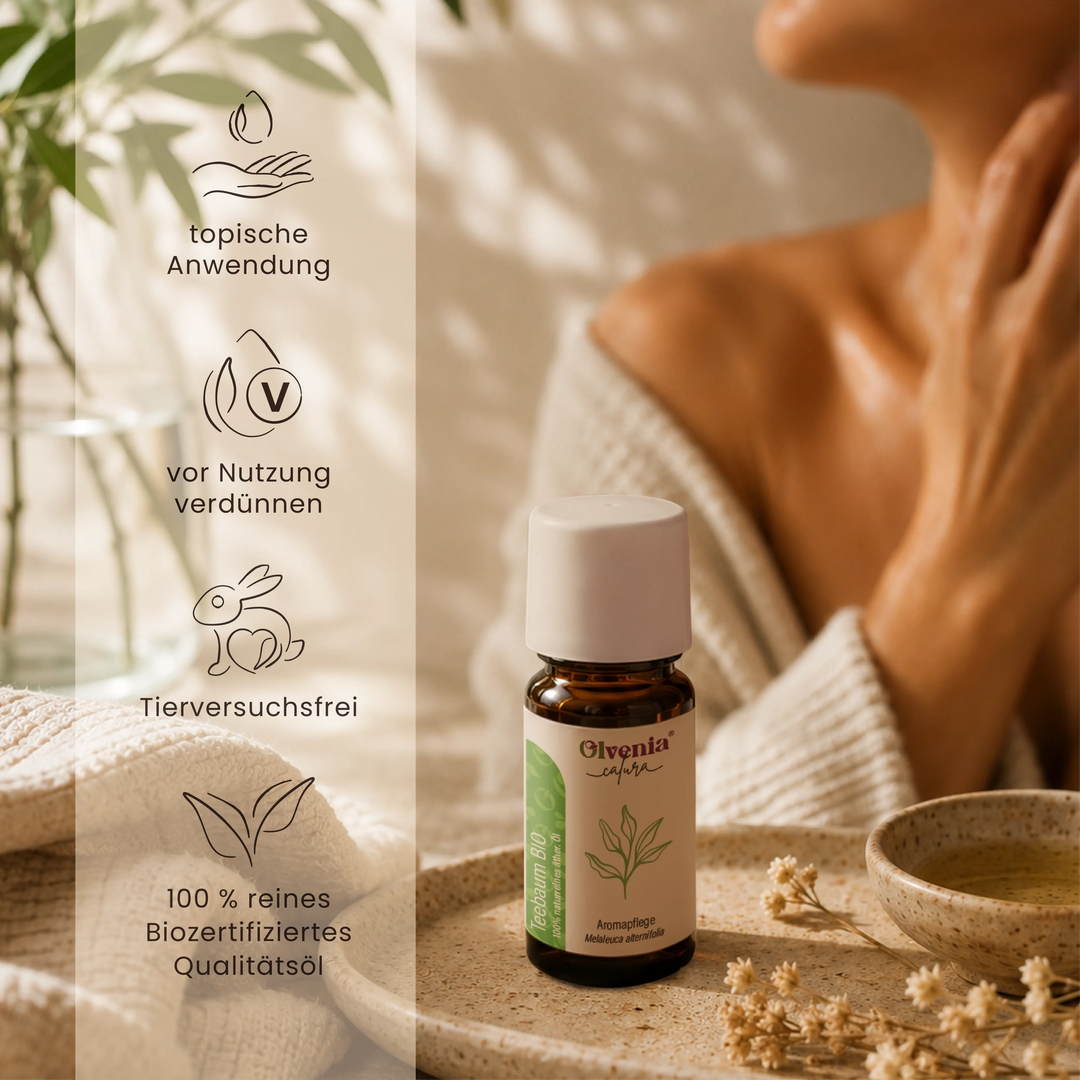 Teebaumöl Bio – Olvenia Calura