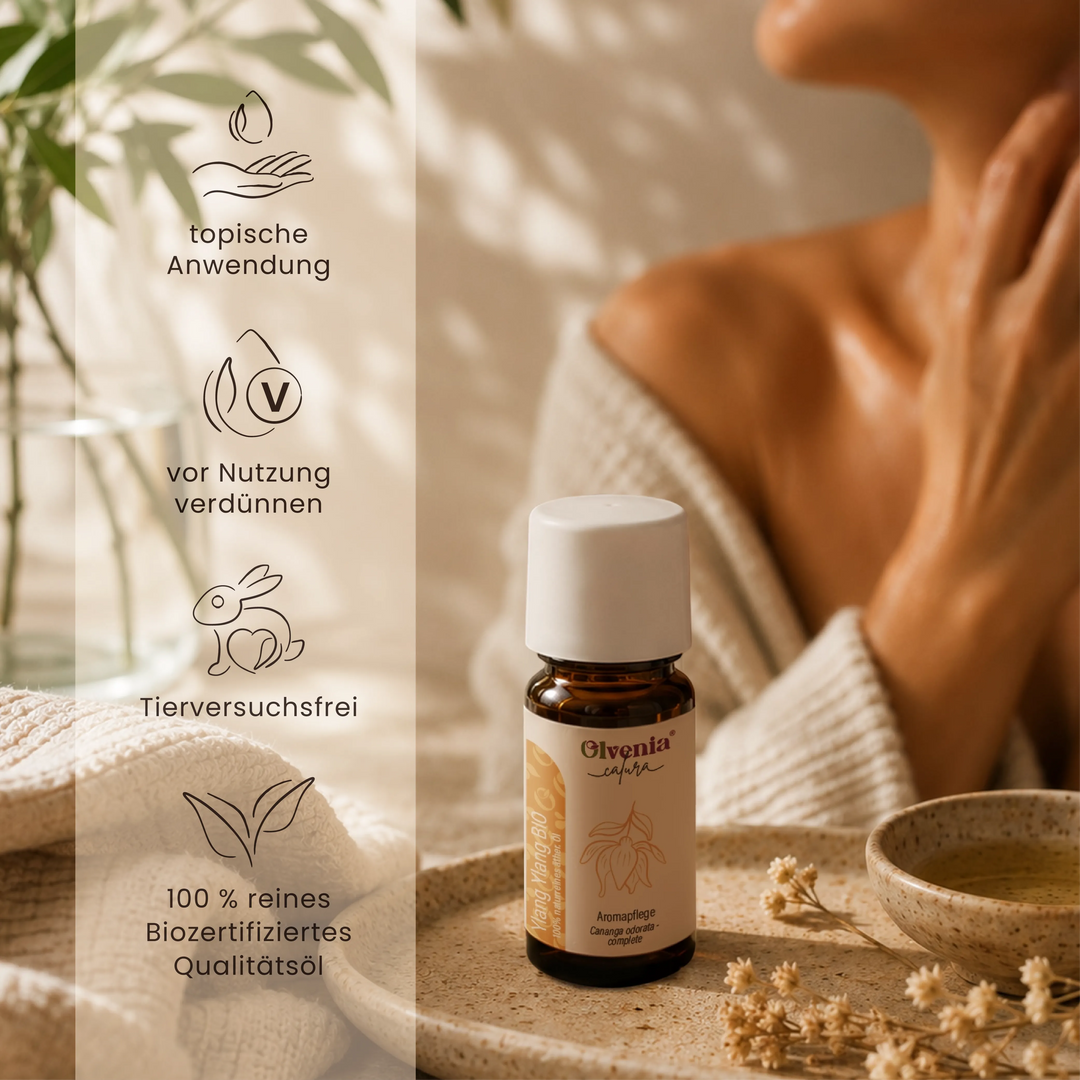 Ylang-Ylang-Öl Bio (complete) – Olvenia Calura