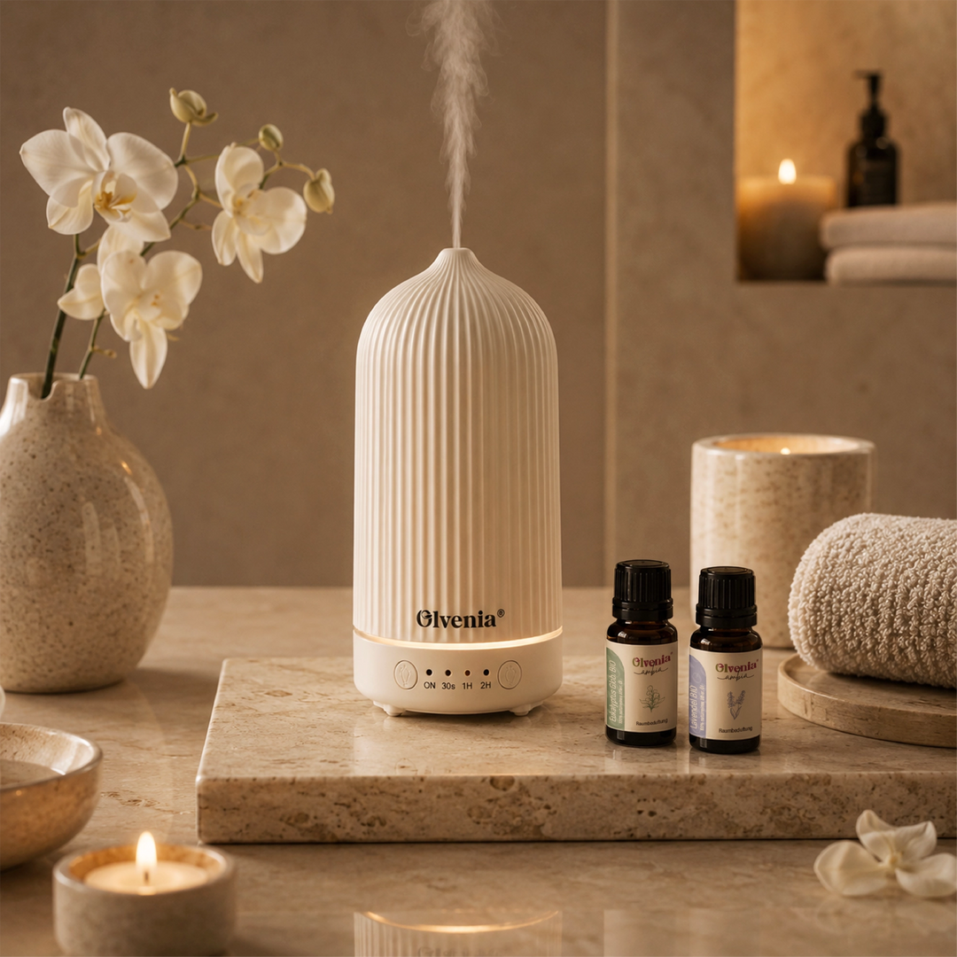 Weiß Keramik Ultraschall Diffuser Olvenia